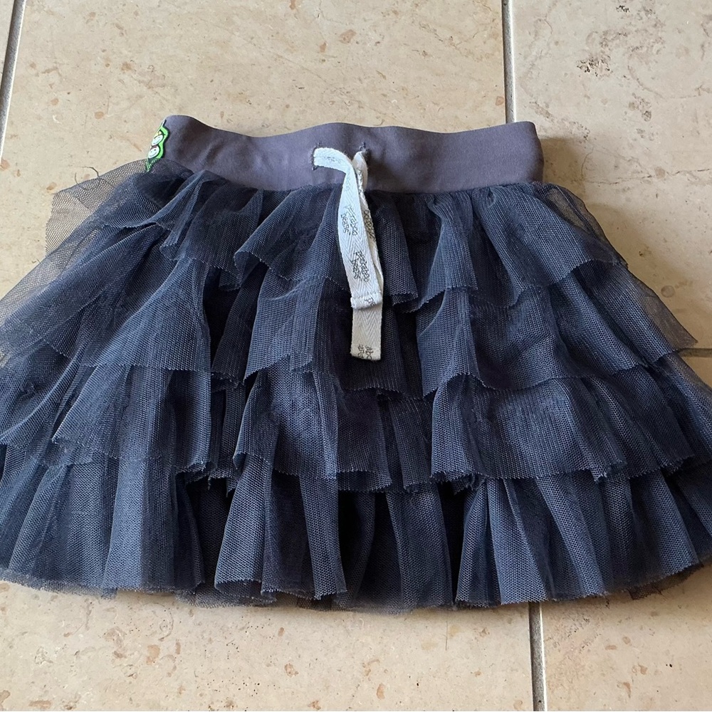 EUC Peekaboo Beans Tiered Tulle Skirt size 3 Toddler